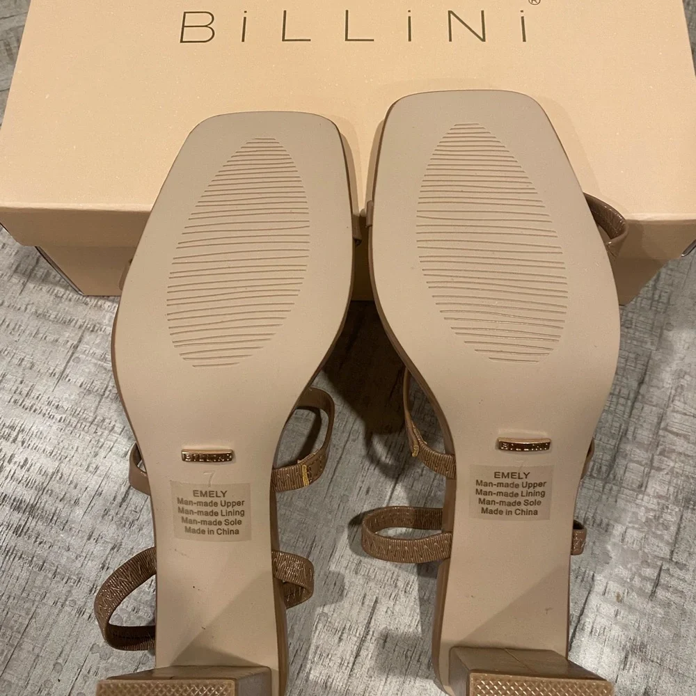 Billini Nude heel Sandals - Picture 3 of 3